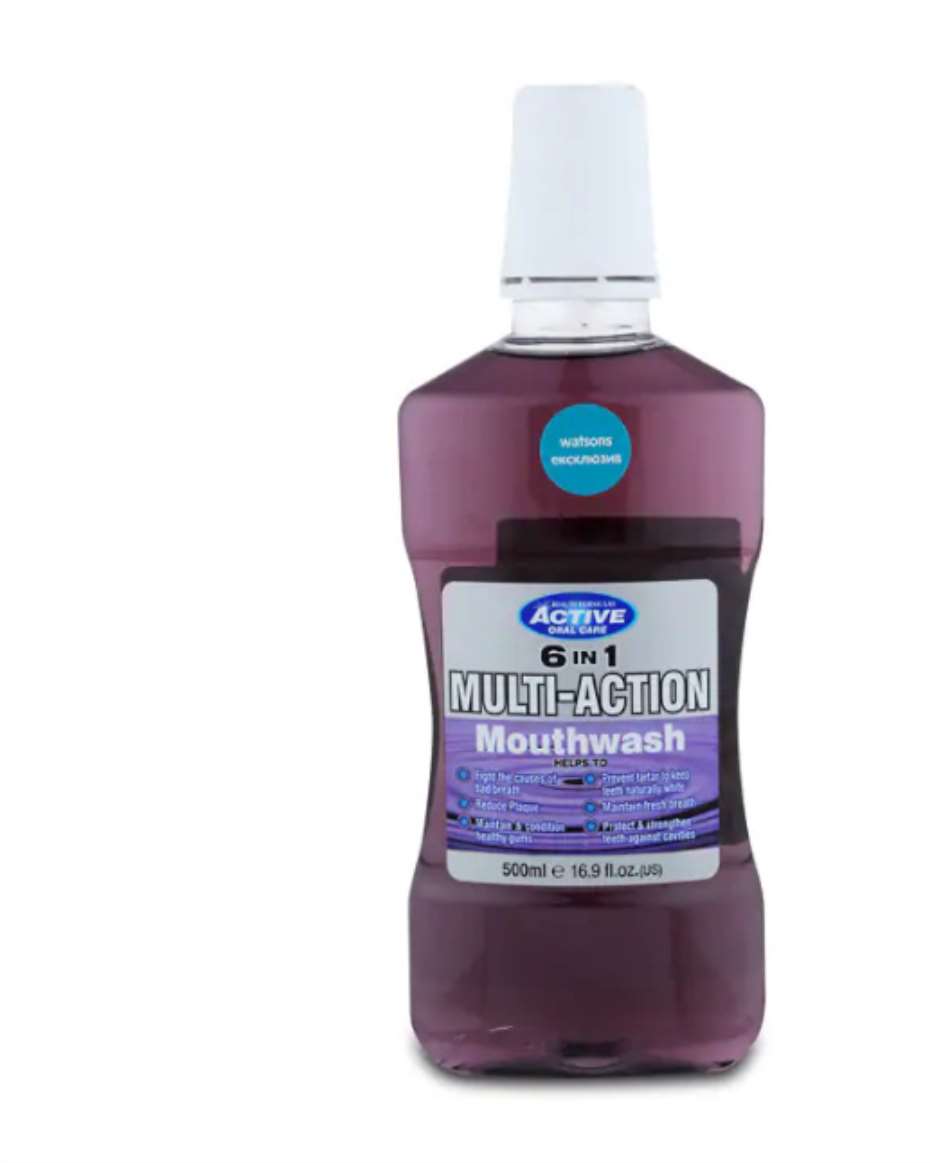 ACTIVE 6 IN 1 MULTI-ACTION MOUTHWASH 500ML