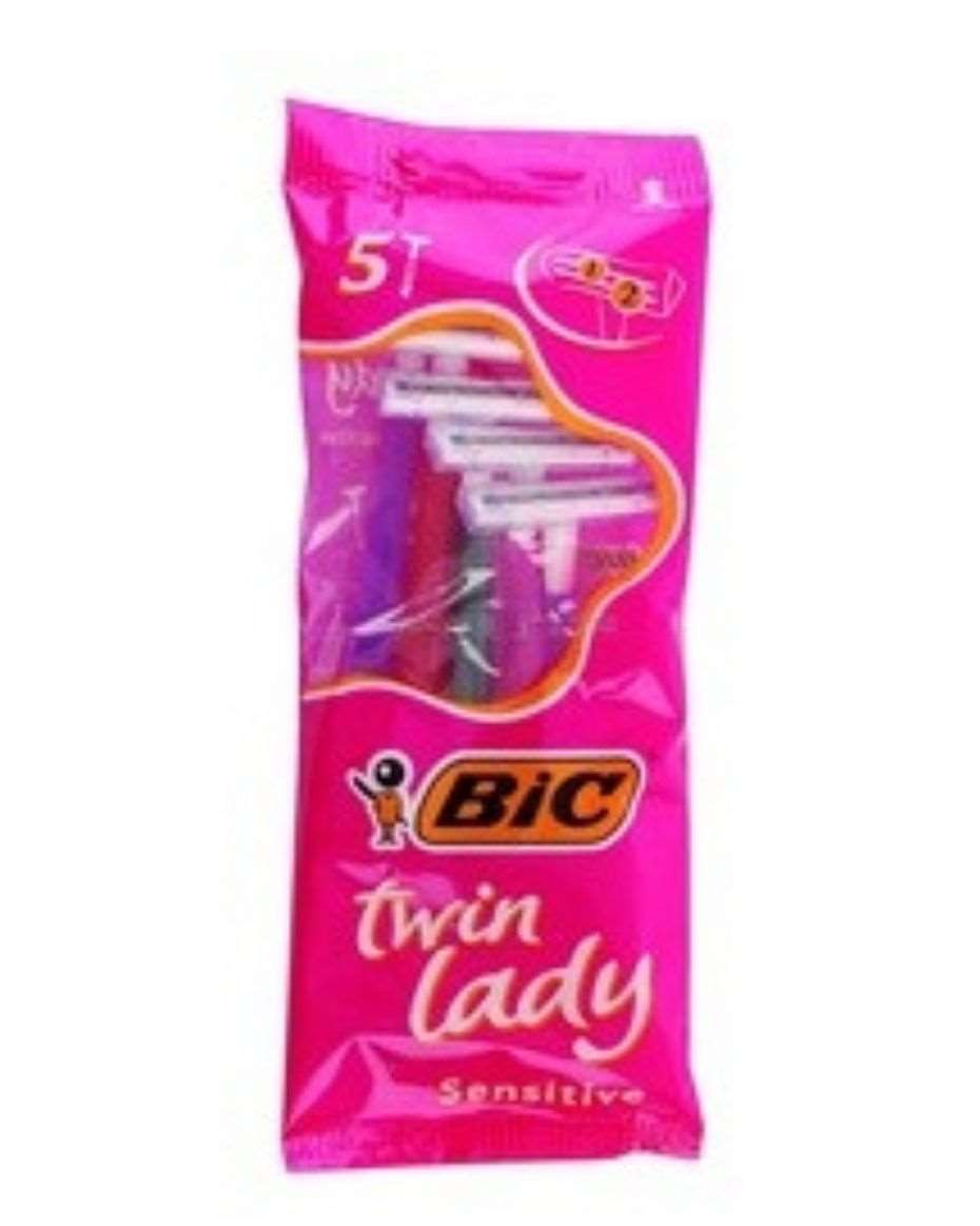 BIC TWIN LADY 2 SHAVING STICK X5