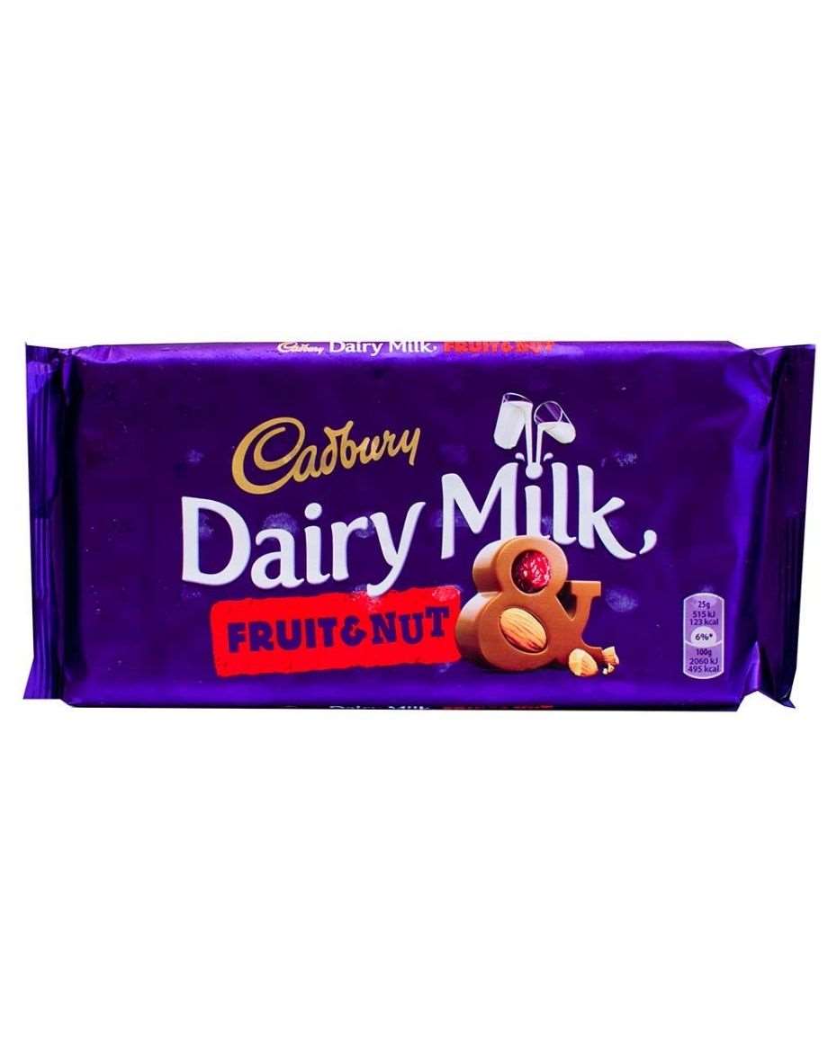 CADBURY DAIRY MILK 200G FRUIT & NUT