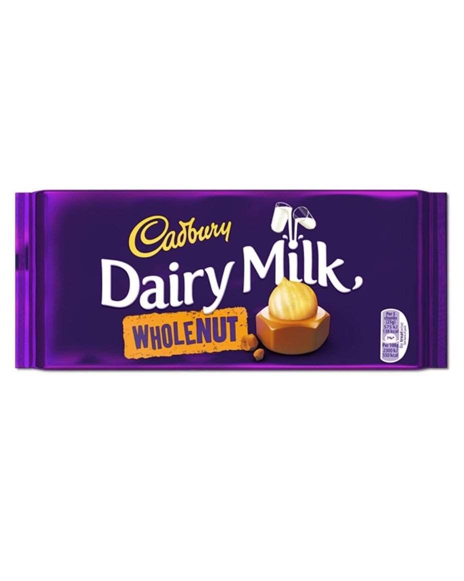 CADBURY DAIRY MILK 200G WHOLENUT