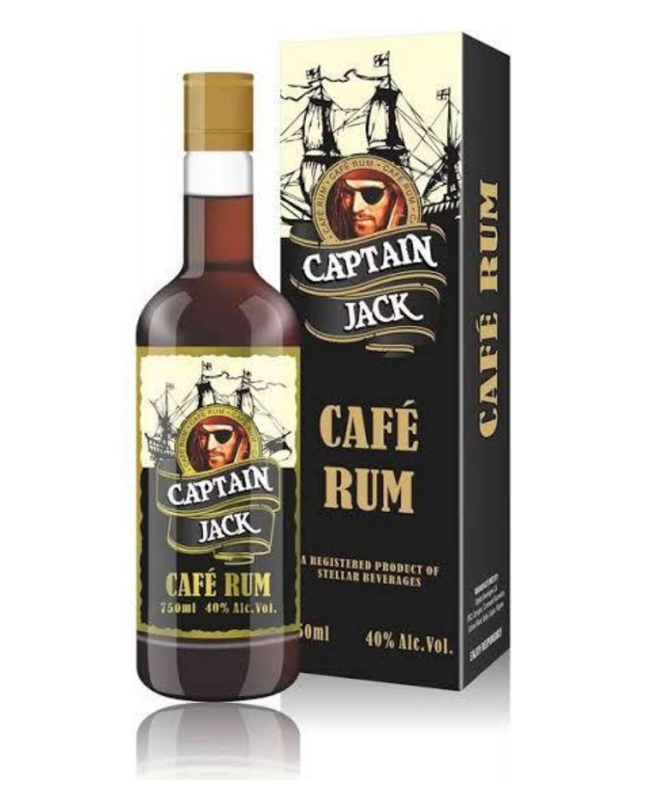 CAPTAIN JACK CAFE RUM 750ML