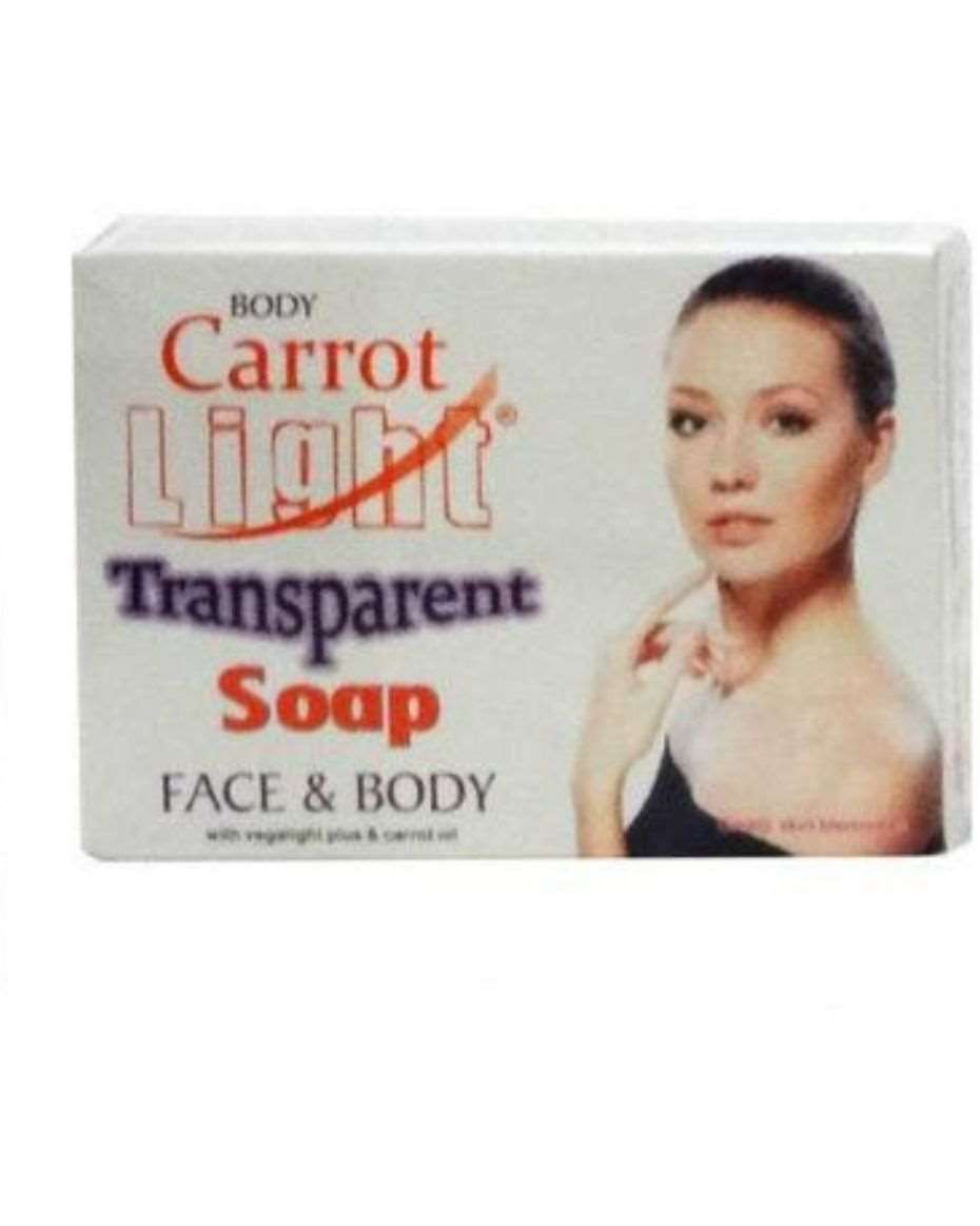 CARROT LIGHT TRANSPARENT SOAP FACE & BODY 150G