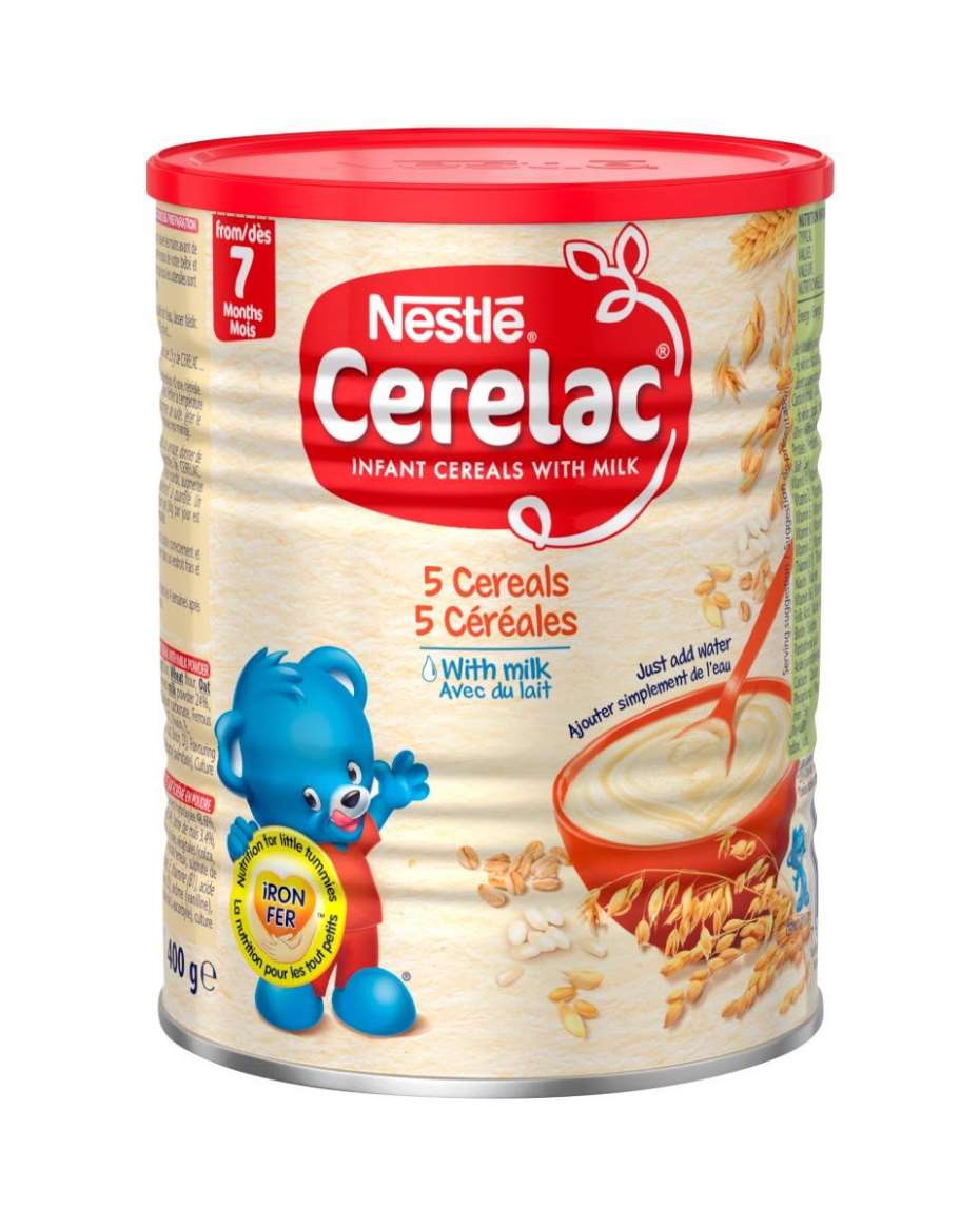 CERELAC 5 CEREALS WITH MILK 400G (IMPORTED)