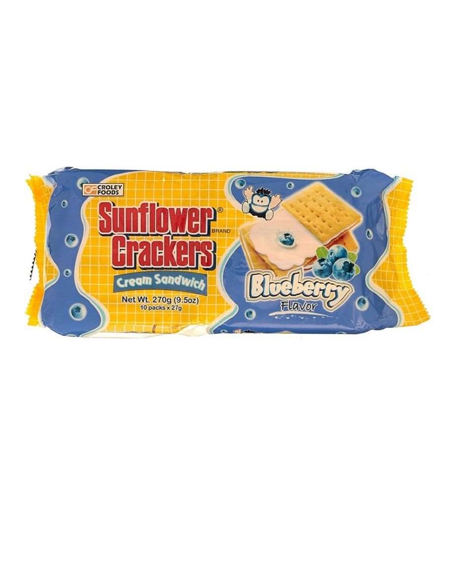 6.7oz croley Foods sunflower crackers Blueberry Cream 190g (4800116024015)