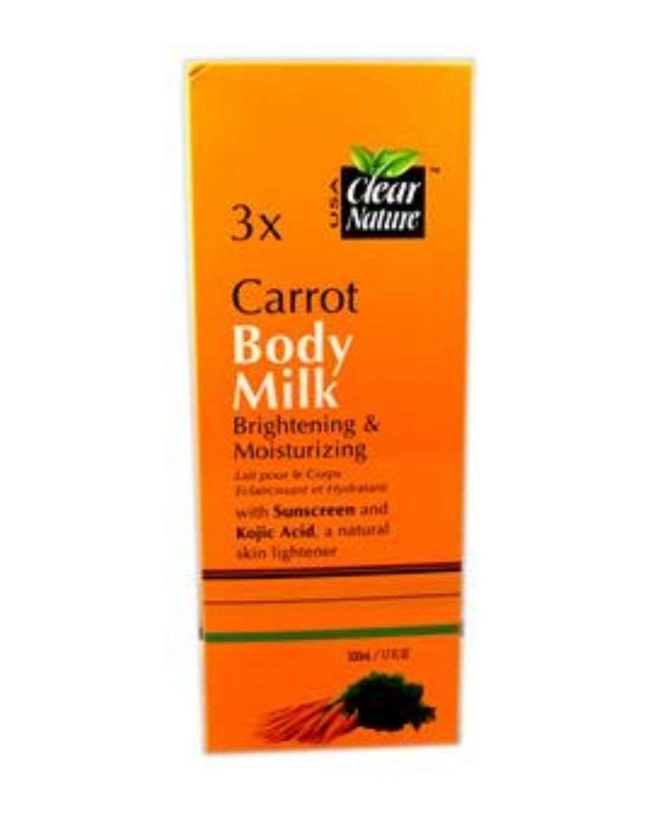 CLEAR NATURE 3X CARROT LOTION BRIGHTENING & MOISTURISING 500ML