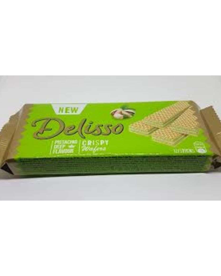 DELISSO CRISPY WAFERS PISTACHIO