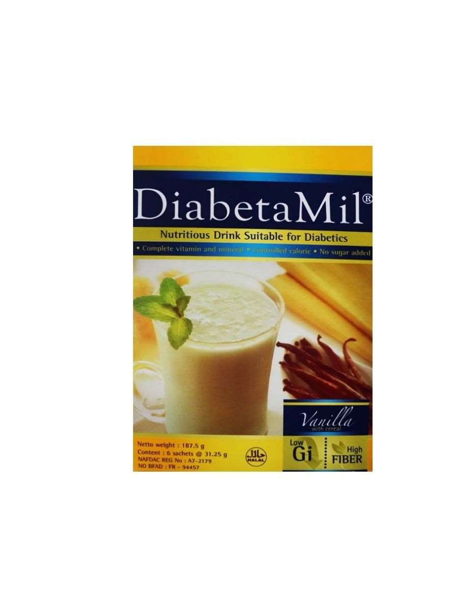 DIABETAMIL NUTRITIOUS DRINK VANILLA WITH CEREAL