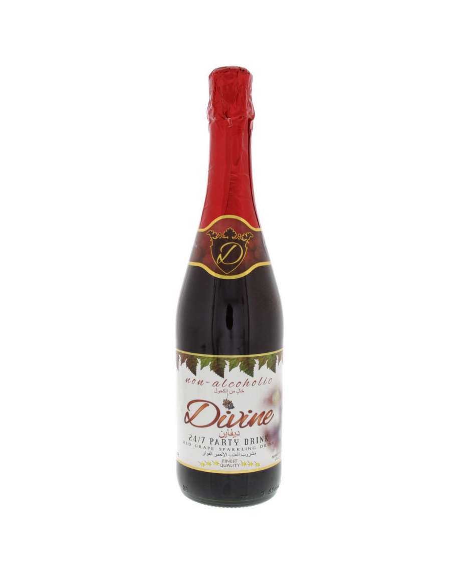 DIVINE RED GRAPE SPARKLING DRINK 75CL