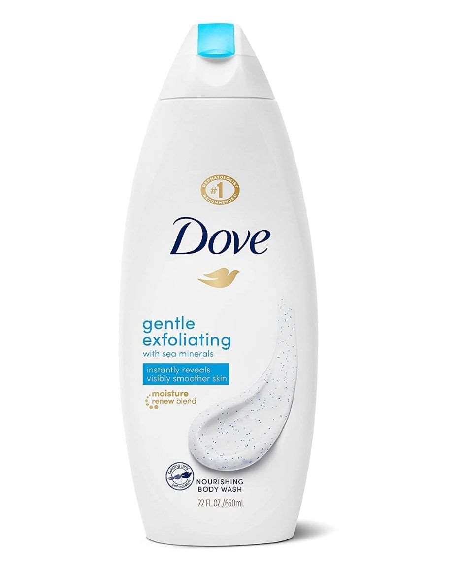 DOVE BODY WASH GENTLE EXFOLIATING 500ML