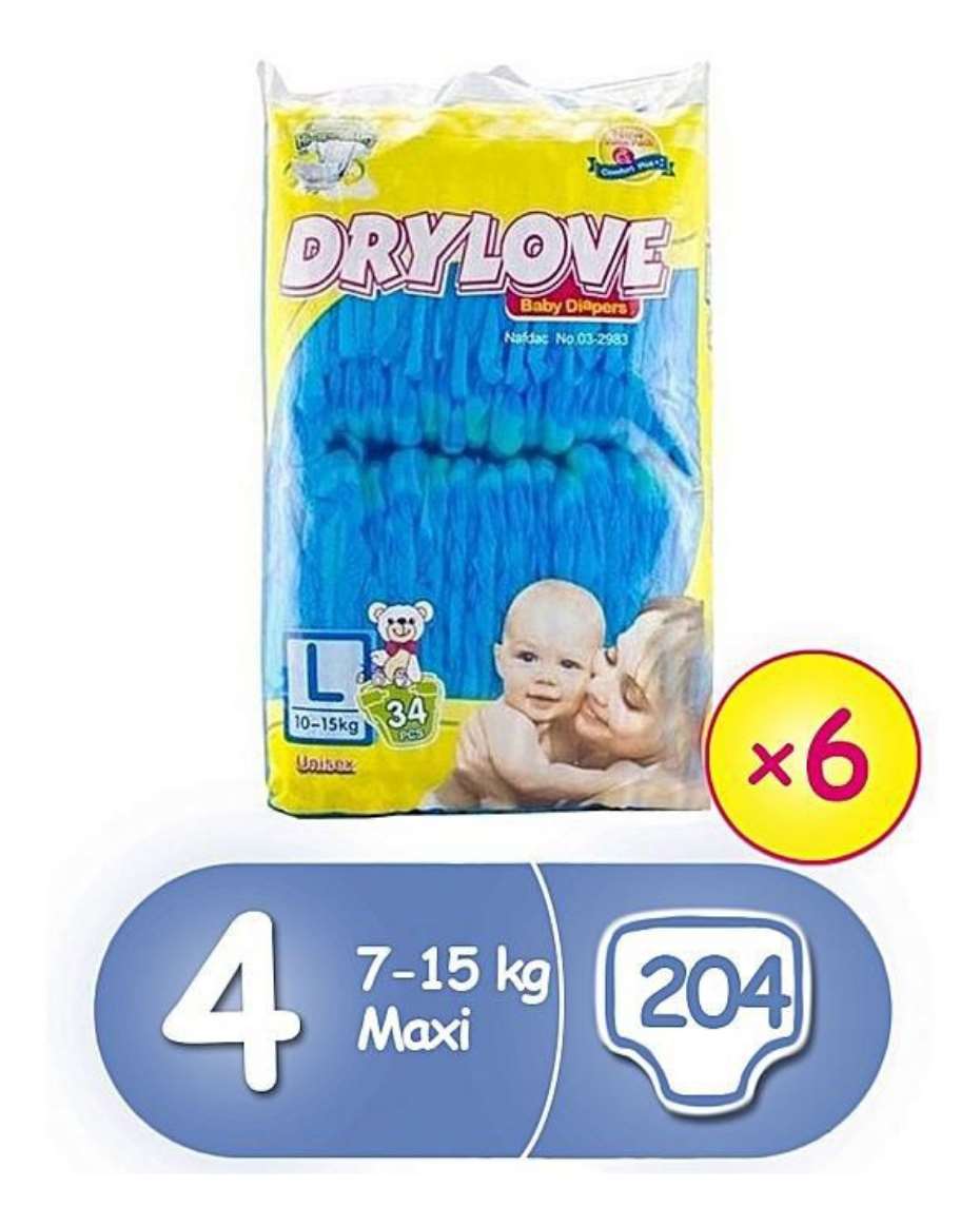 DRY LOVE DIAPER JUMBO LARGE (L)