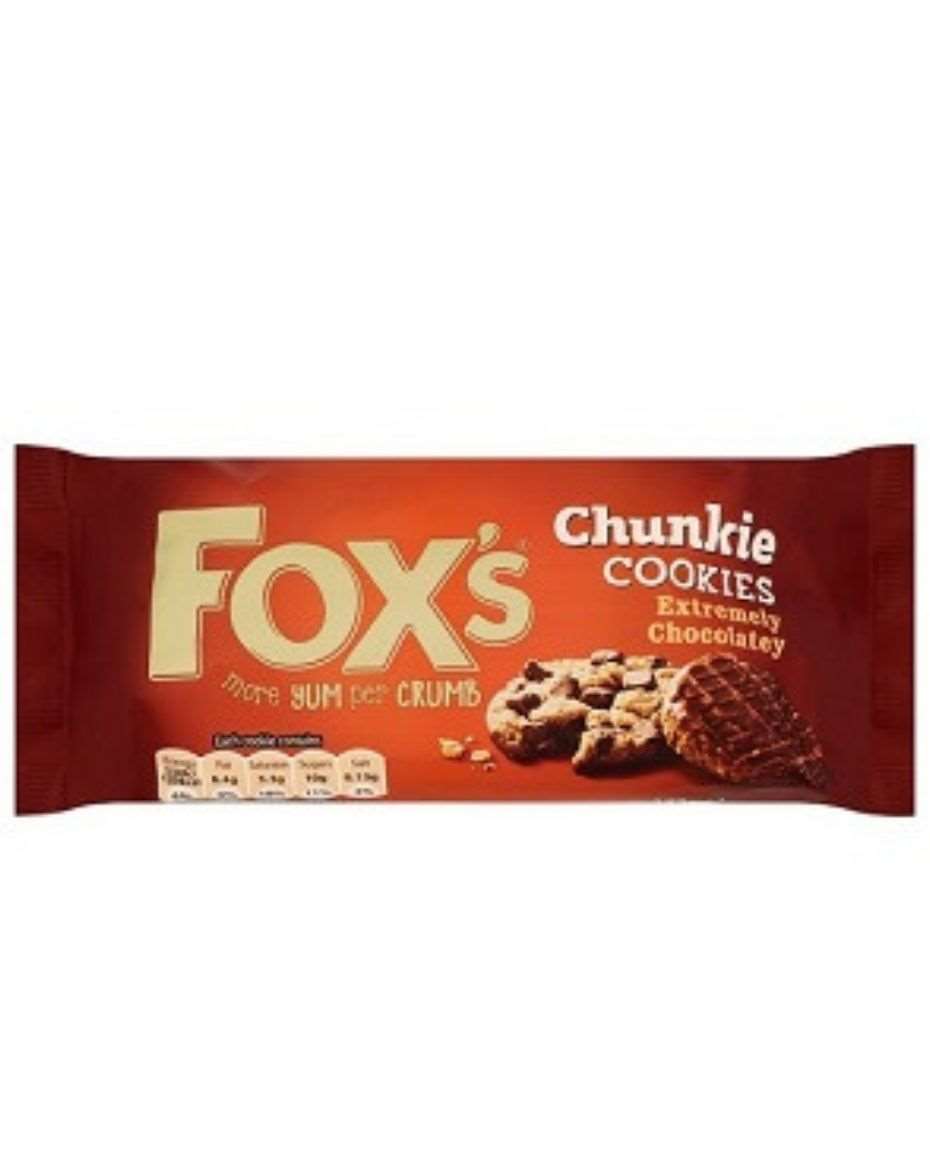 FOXS CHUNKIE COOKIES EXTREM CHOCO