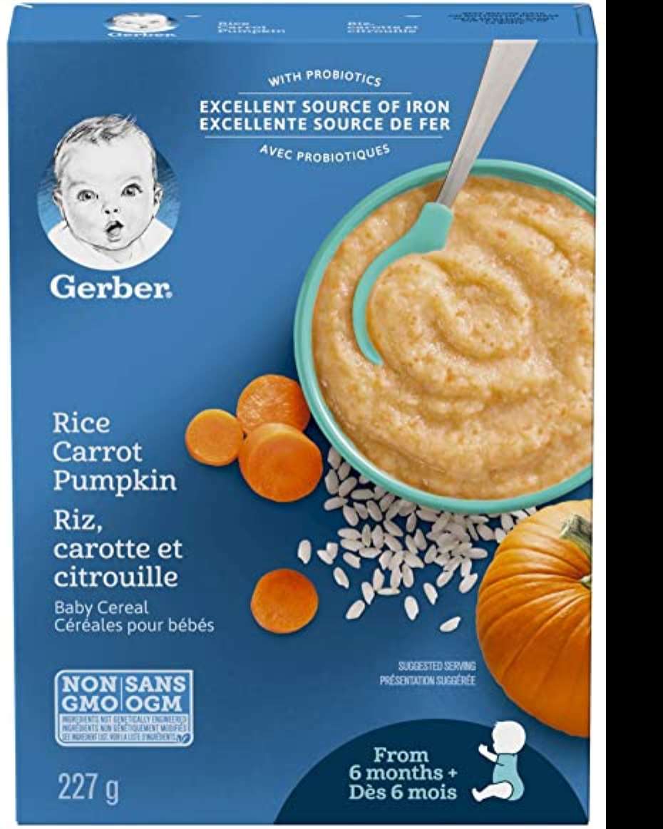 GERBER CEREAL REFILL 227G