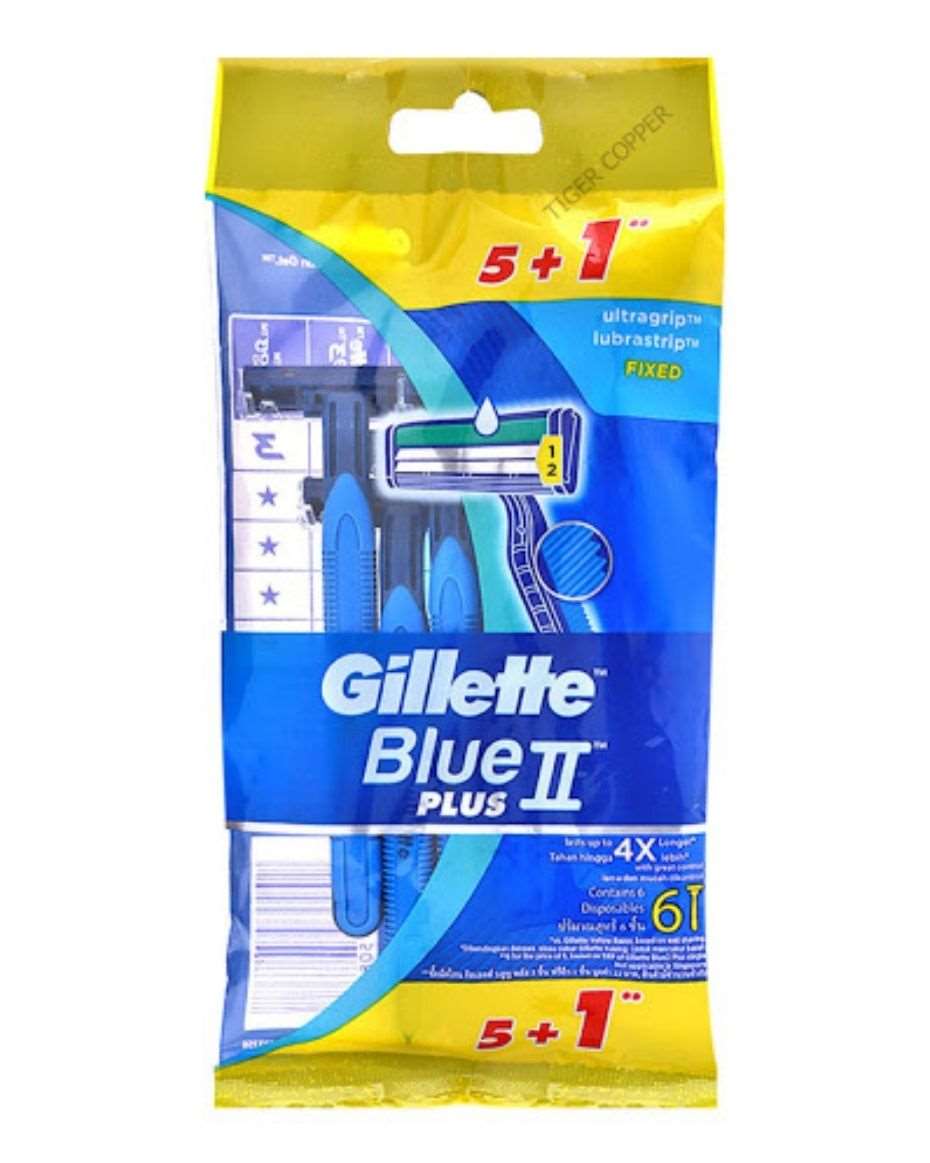 GILLETTEE BLUE II PLUS 6 PROMO