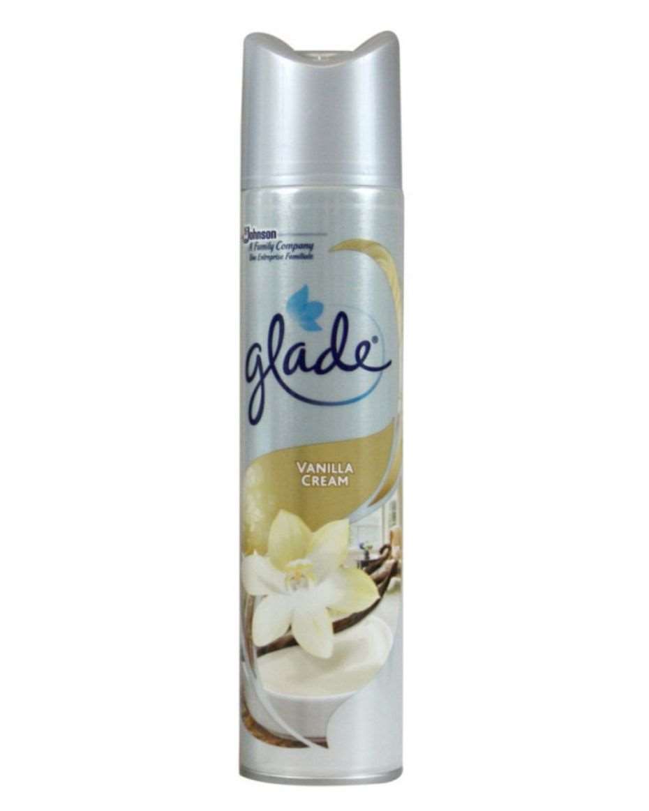 GLADE SPRAY 300ML VANILLA CREAM