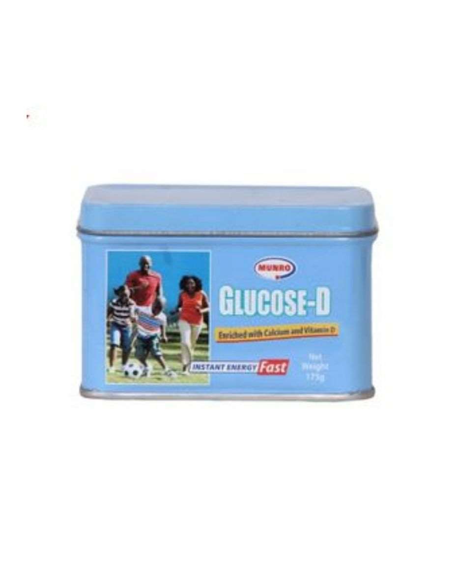 GLUCOSE D TIN MUNROS 175G