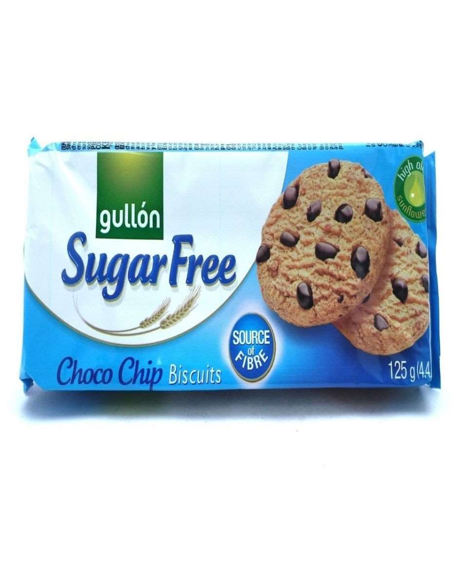 GULLON CHOCO CHIPS SUGAR FREE 125G