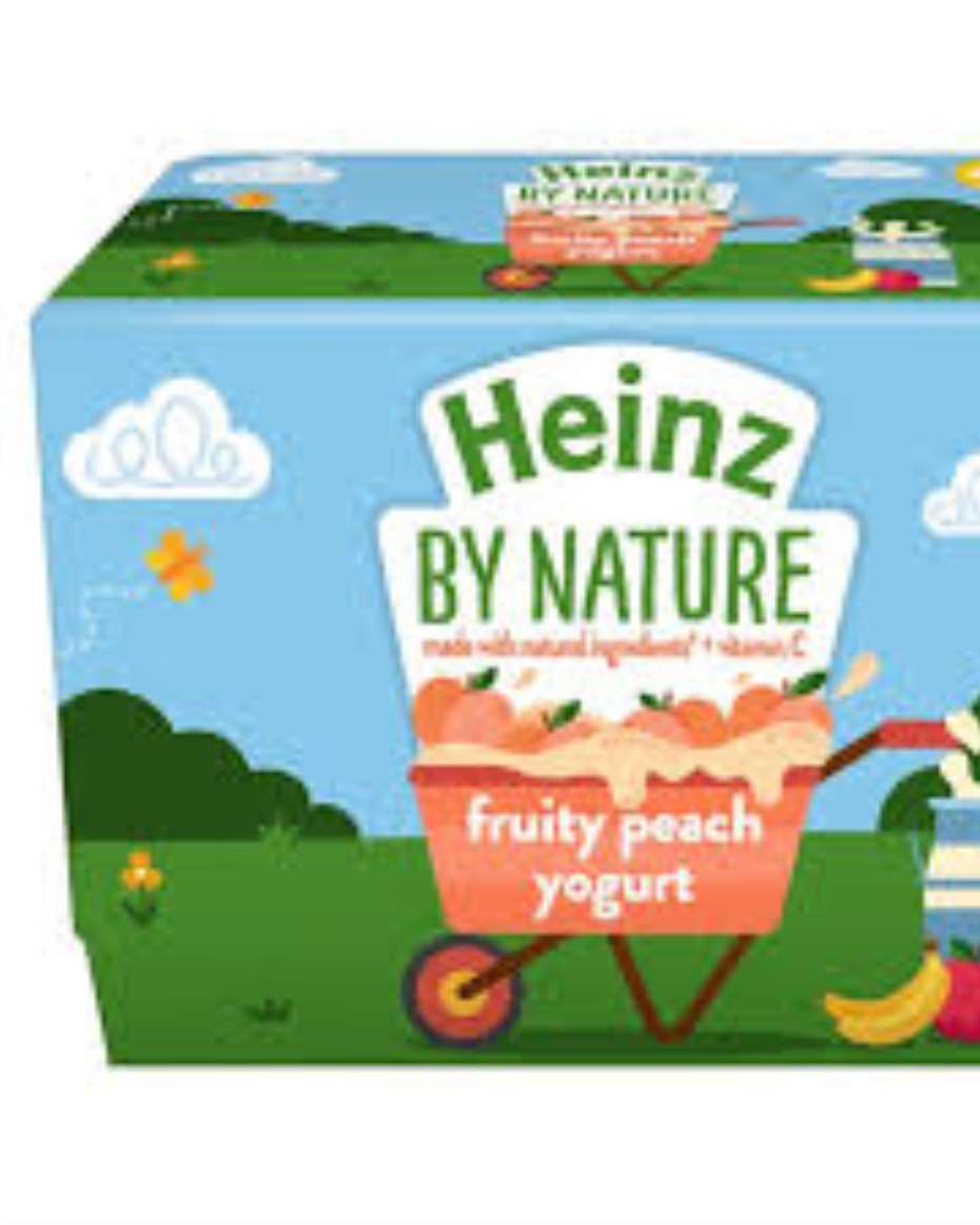 HEINZ FRUITY PEACH YOGURT