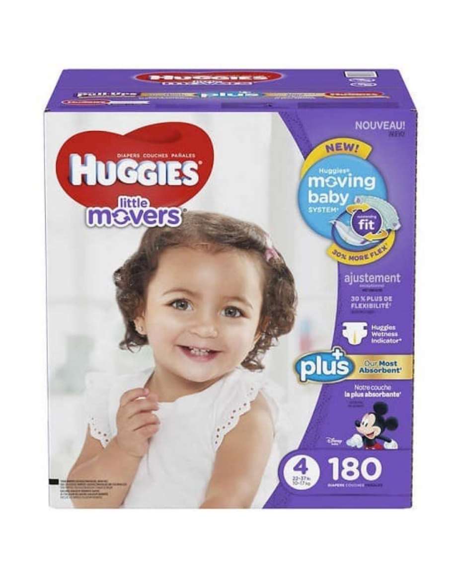 HUGGIES LITTLE MOVERS SIZE 4