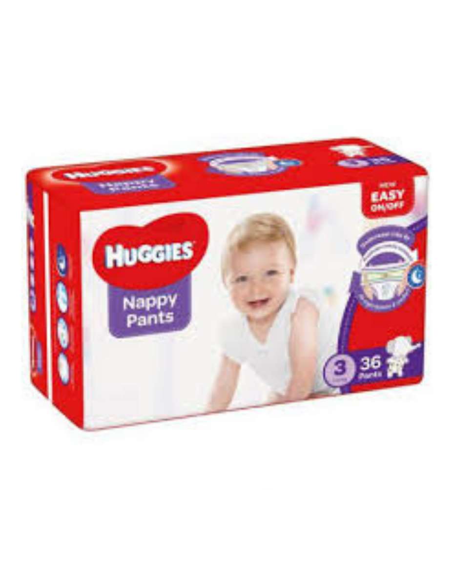 HUGGIES NAPPY PANTS MIDI X36