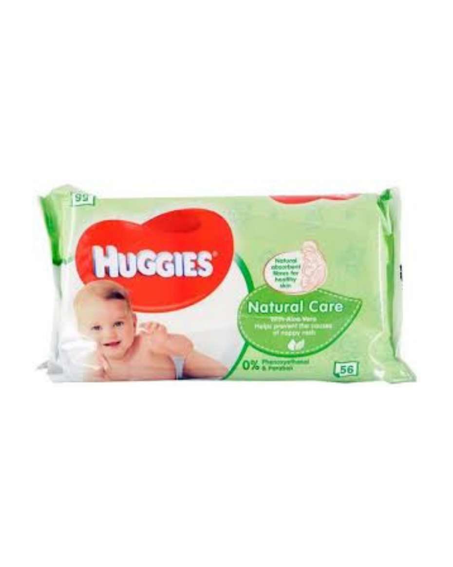 HUGGIES WIPES NATURAL CARE X 56