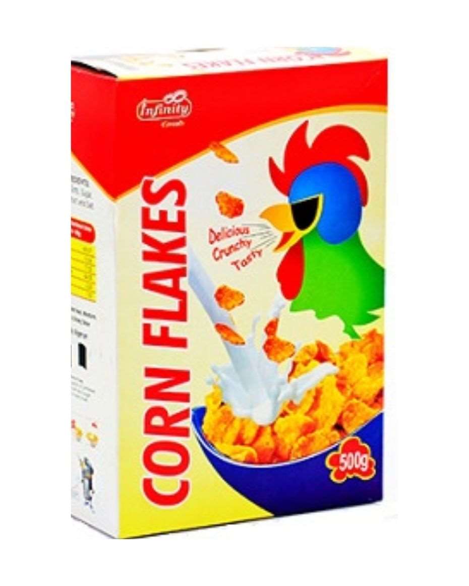 INFINITY CEREALS CORNFLAKES 500G PK