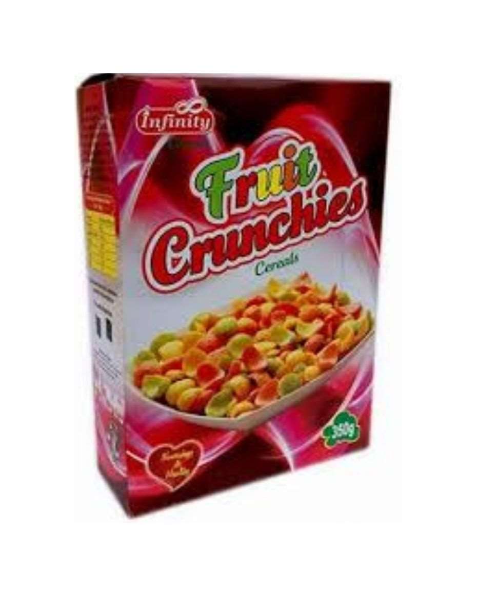 INFINITY CEREALS FRUIT CRUNCHIES 350G