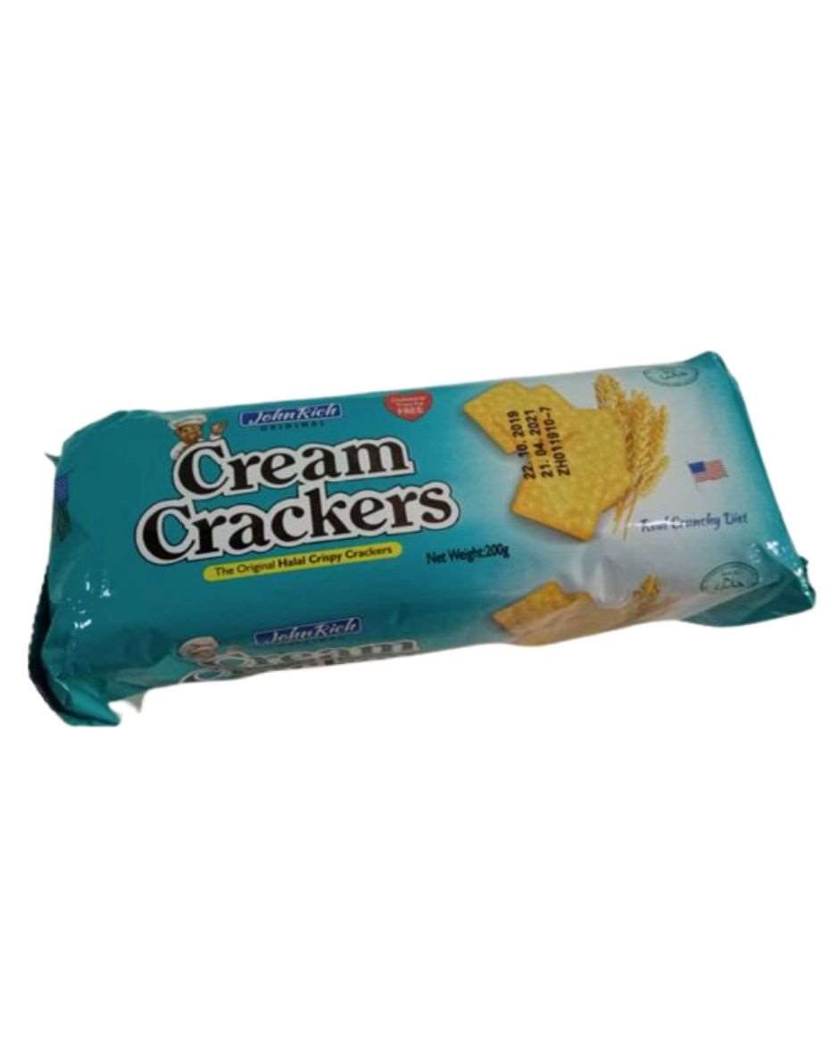 JOHN RICH CREAM CRACKERS 200G