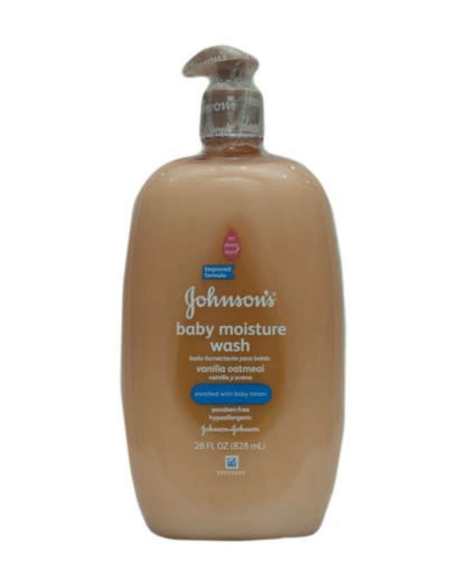 JOHNSON BABY MOISTURE WASH VANILLA OATMEAL 828ML