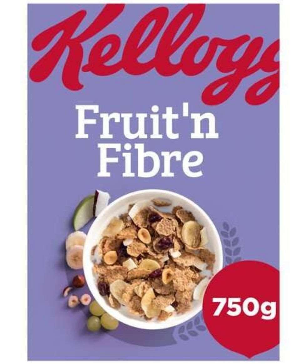 KELLOGGS FRUIT AND FIBRE 750G