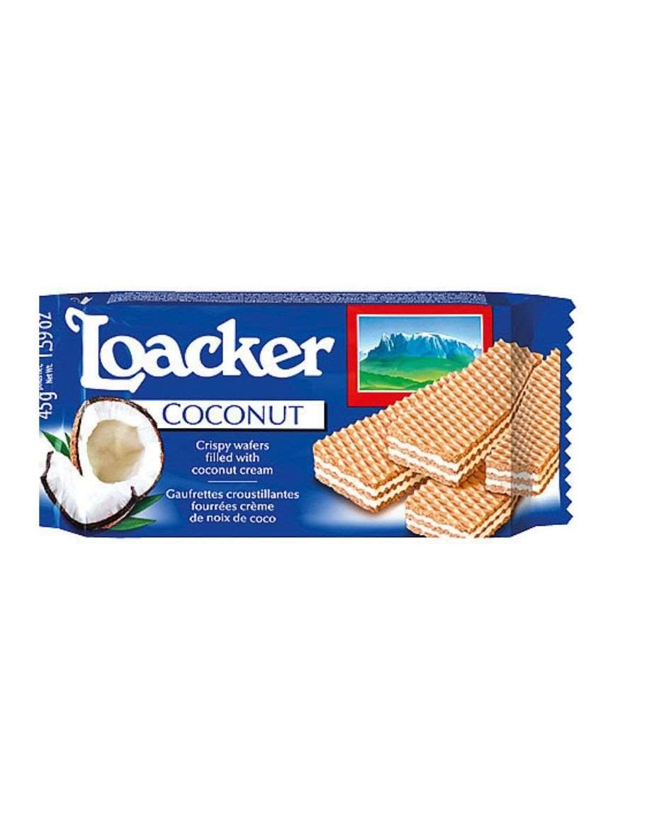 LOACKER WAFERS COCONUT