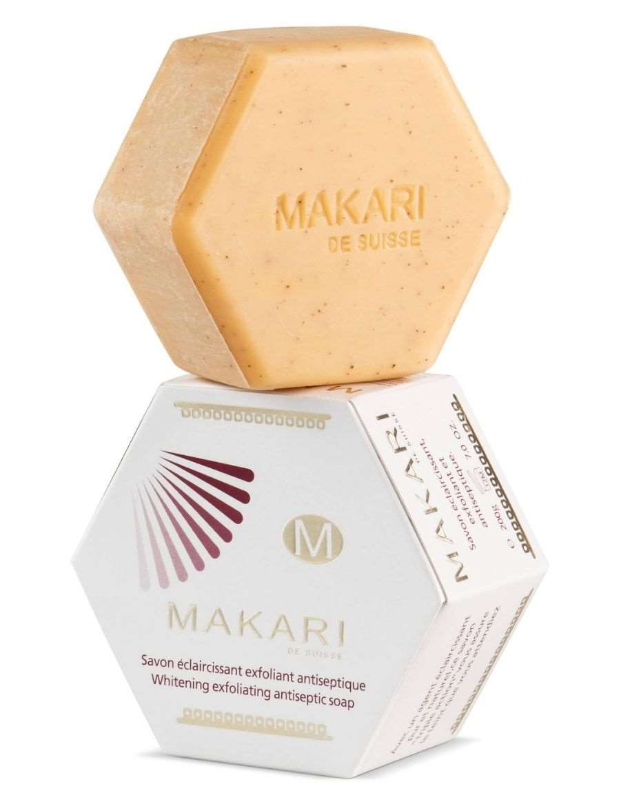 MAKARI WHITENING EXFOLIATING ANTISEPTIC SOAP 200G