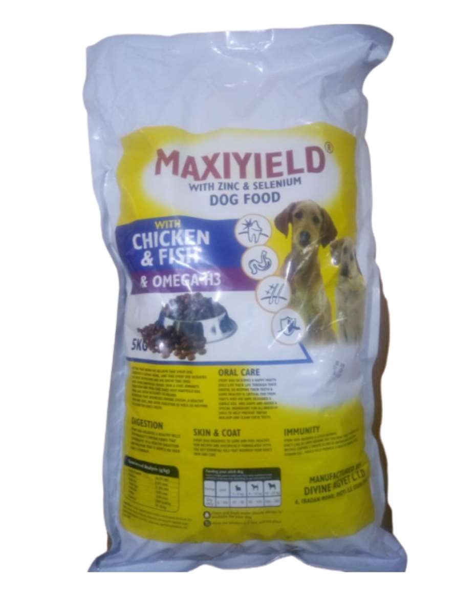 MAXIYIELD DOG FOOD 5KG