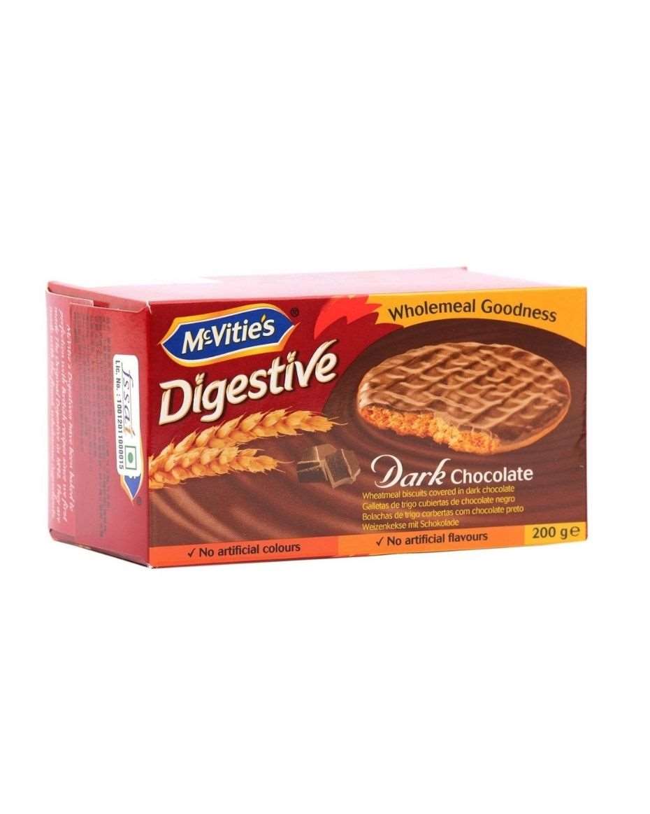 MCVITIES DIGESTIVE DARK CHOCOLATE 200G