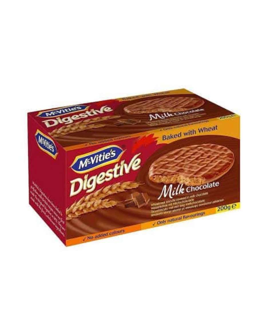 MCVITIES DIGESTIVE MILK CHOCOLATE 200G