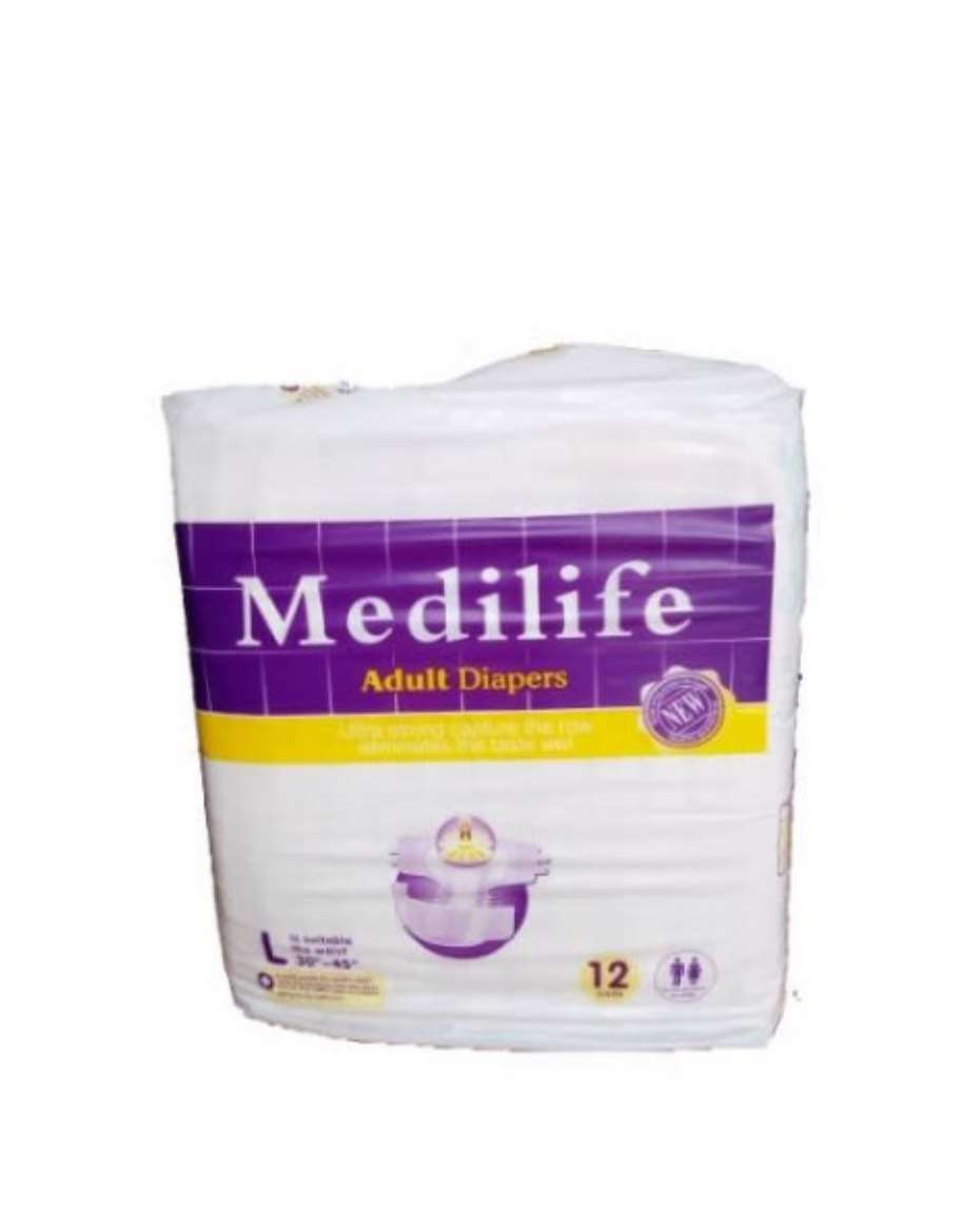 MEDILIFE ADULT DIAPER X 12