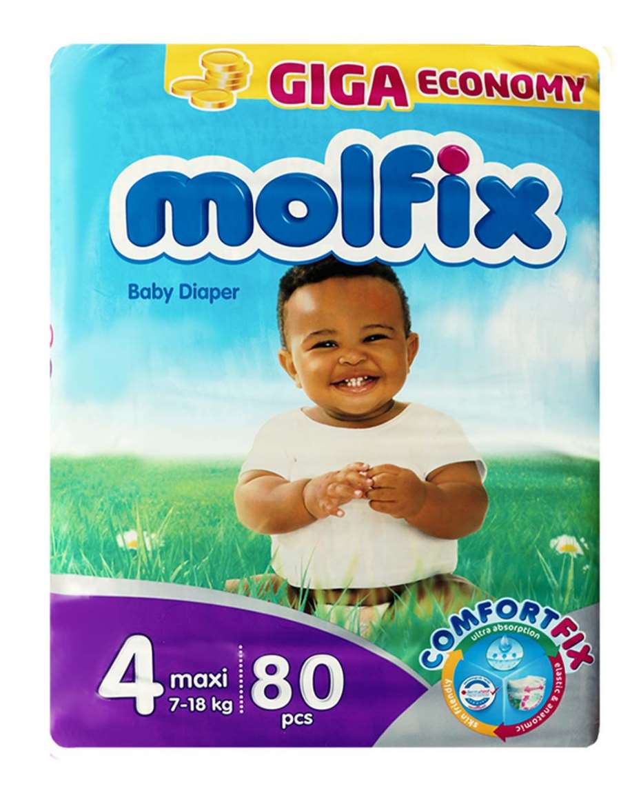 MOLFIX MAXI 4 JUMBO PACK 80PCS/88PCS