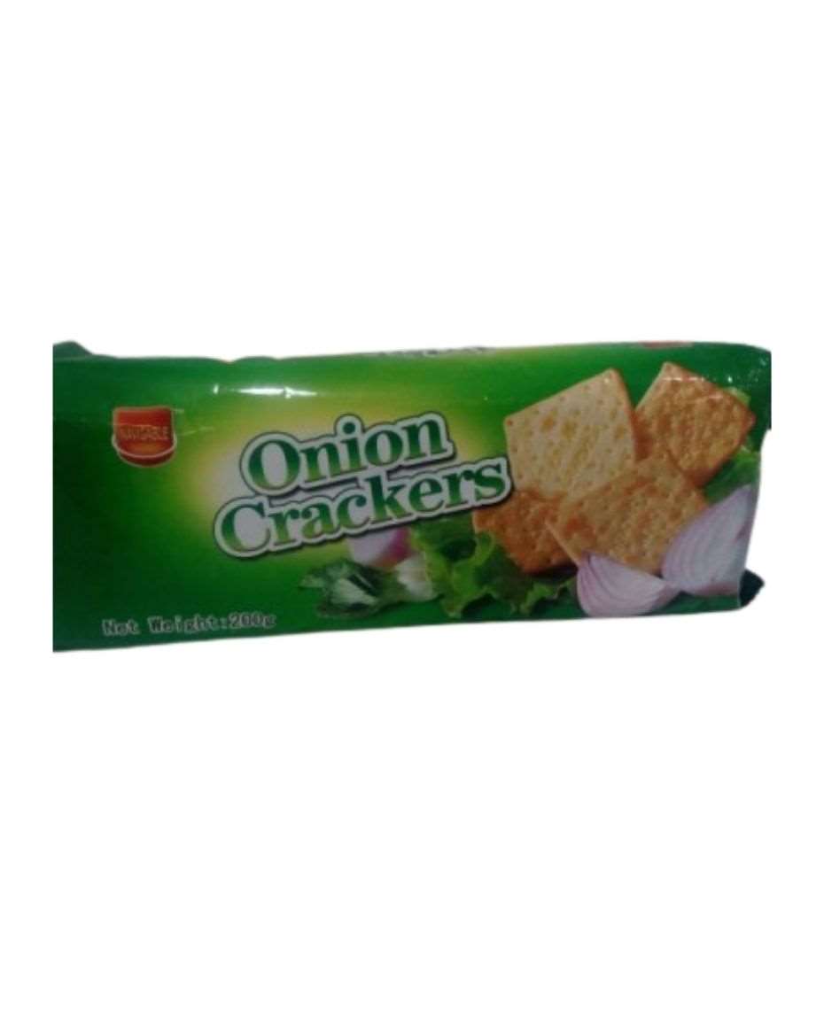 NAVIGABLE ONION CRACKERS 100G