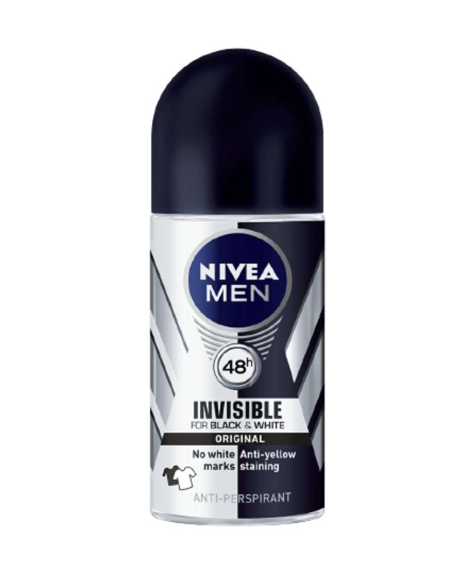 NIVEA MEN BLACK & WHITE ROLL ON INVISIBLE ORIGINAL