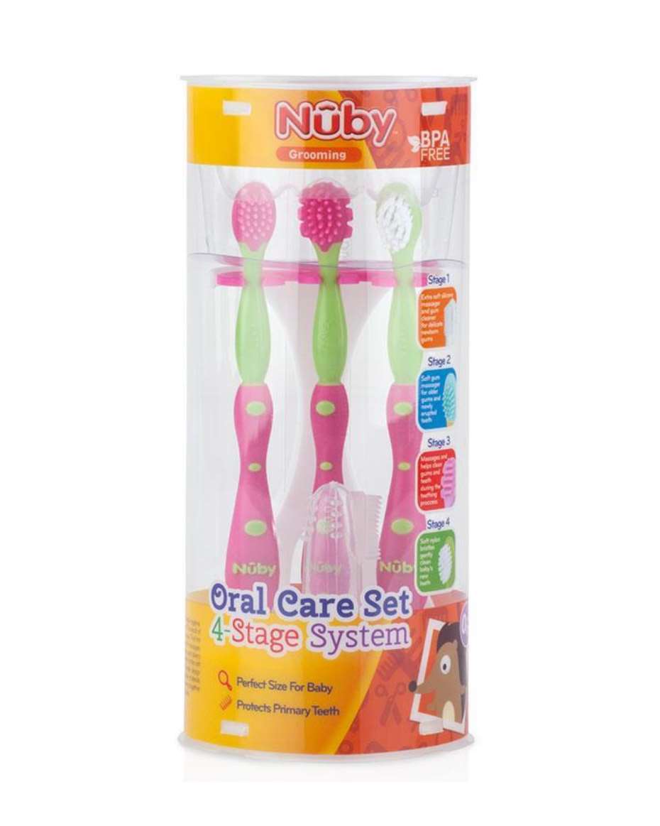 NUBY 4 STAGE ORAL CARE SET