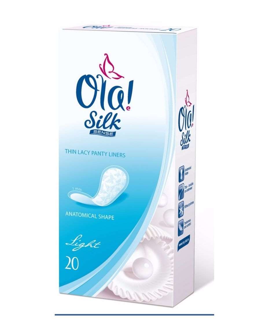 OLA! SILK PANTY LINERS X 20 THIN LACY