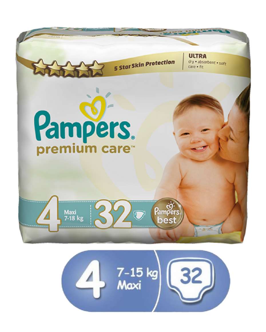 PAMPERS ECO PREMIUM CARE MAXI X 32