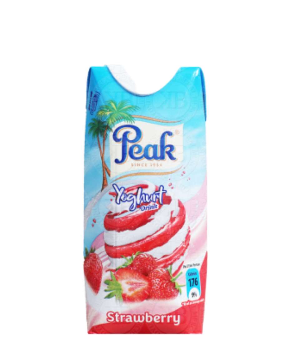 PEAK YOGHURT 318ML STRAWBERRY