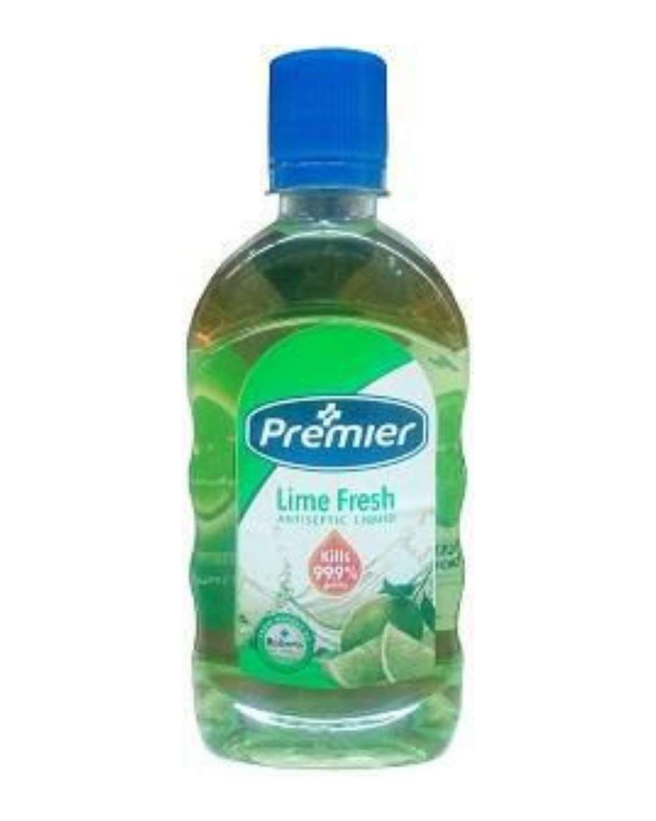 PREMIER ANTISEPTIC LIQUID 250ML LIME FRESH