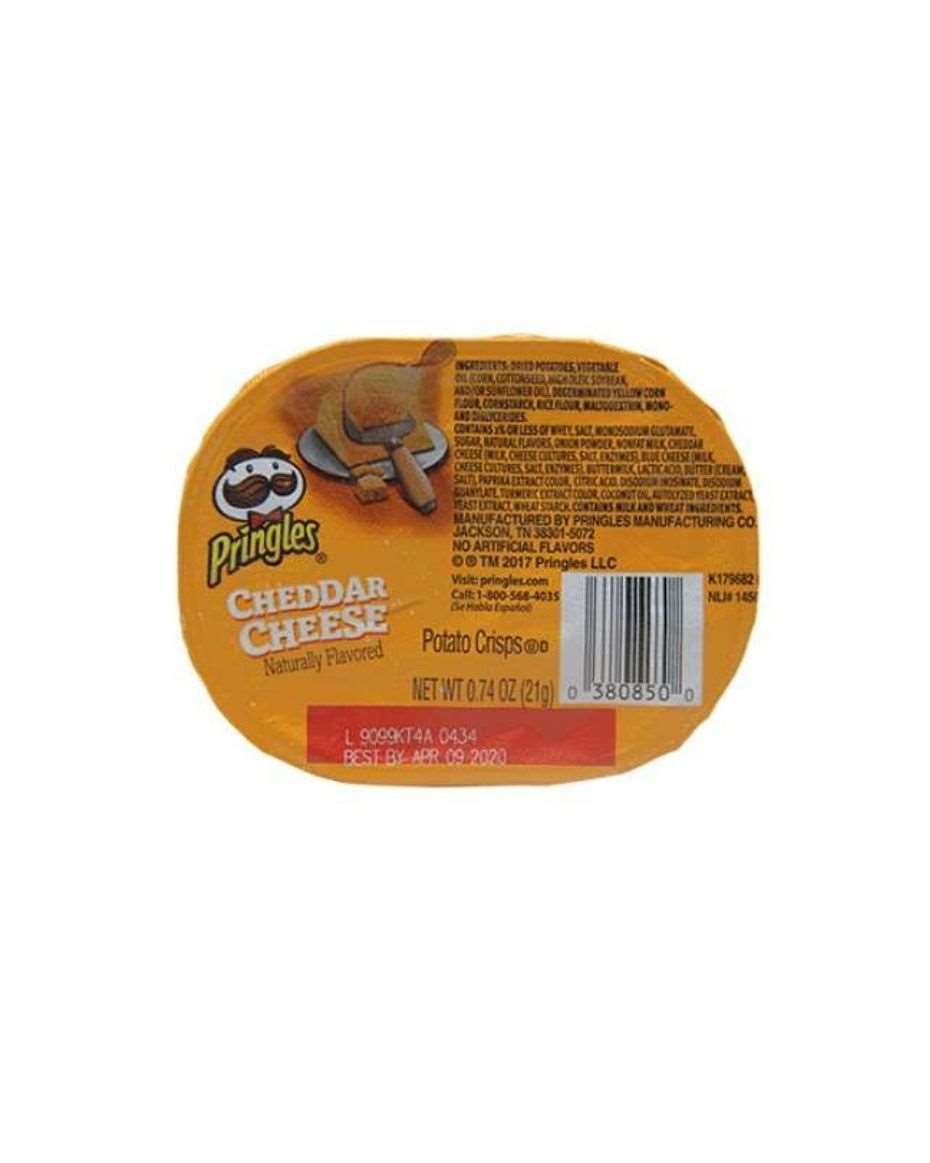 PRINGLES CHEDDAR CHEESE 21G