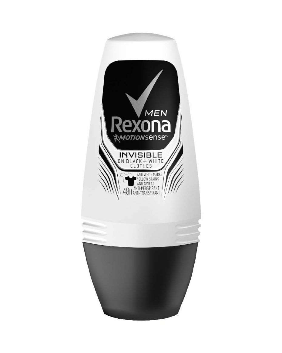 REXONA MEN ROLL ON INVISIBLE BLACK & WHITE