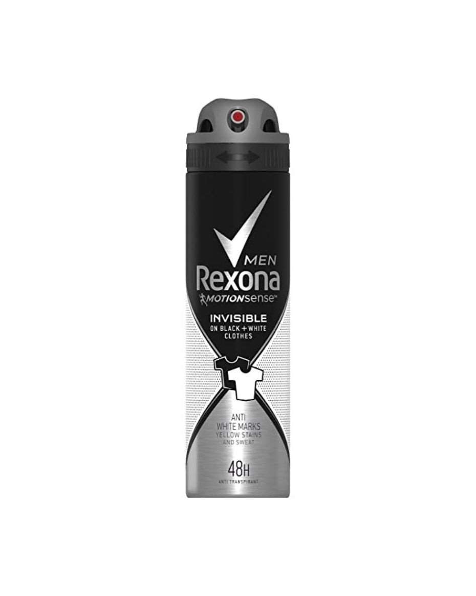 REXONA MEN SPRAY INVISIBLE BLACK & WHITE