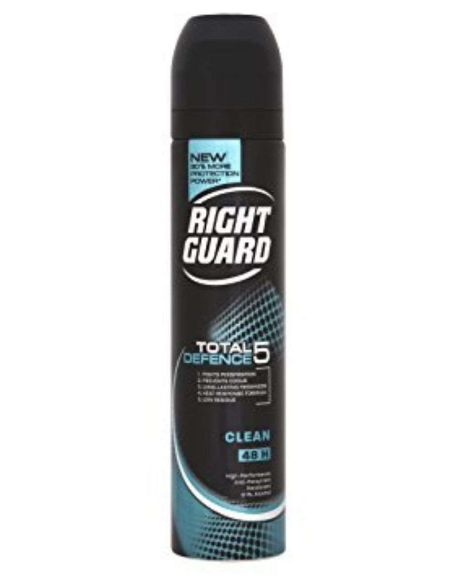 RIGHT GUARD TOTAL DEFENCE CLEAN SPRAY