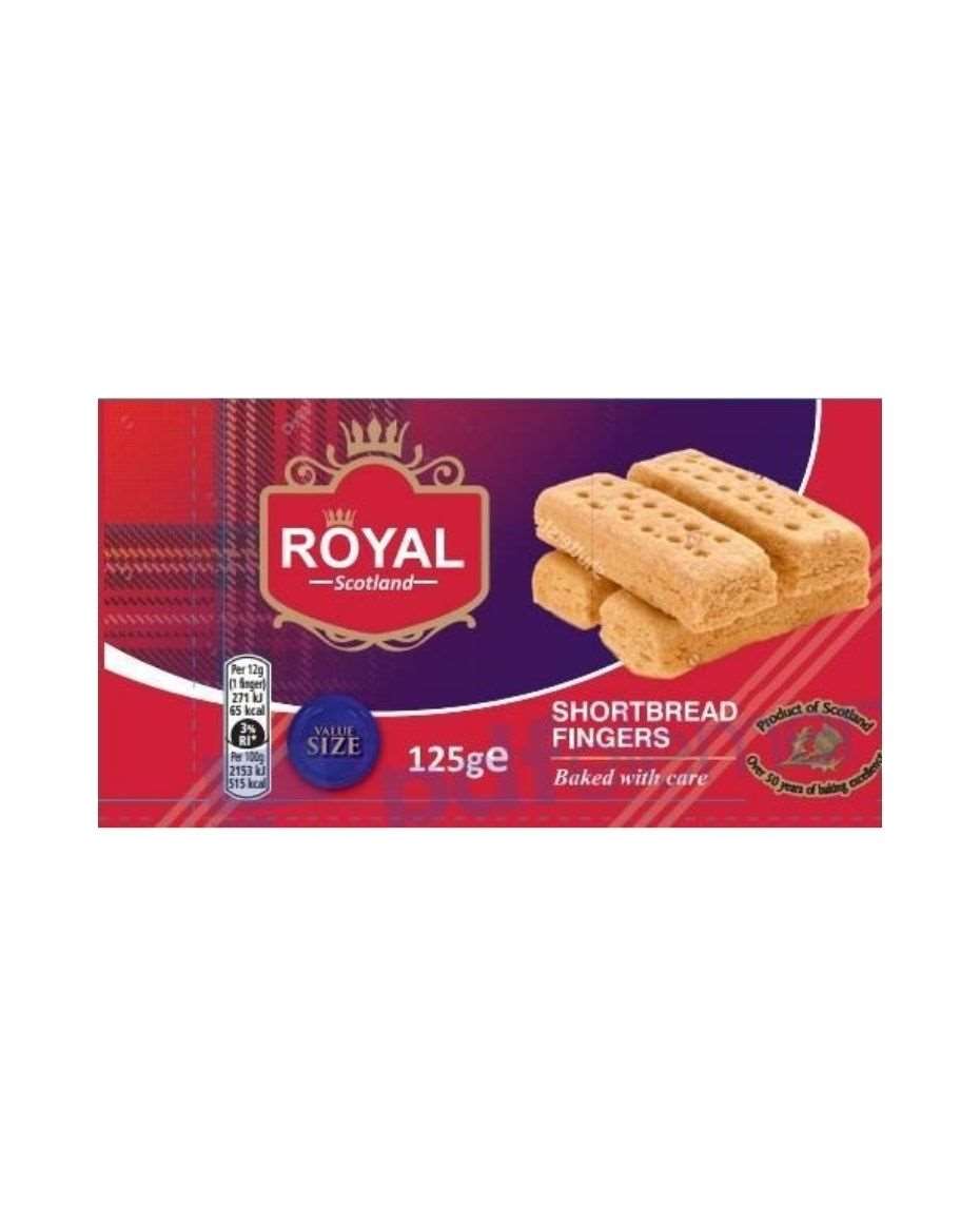 ROYAL SCOTLAND SHORTBREAD FINGER 125G