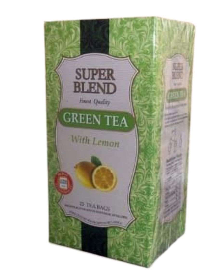 SUPER BLEND GREEN TEA 25 TEA BAG WITH APPLE