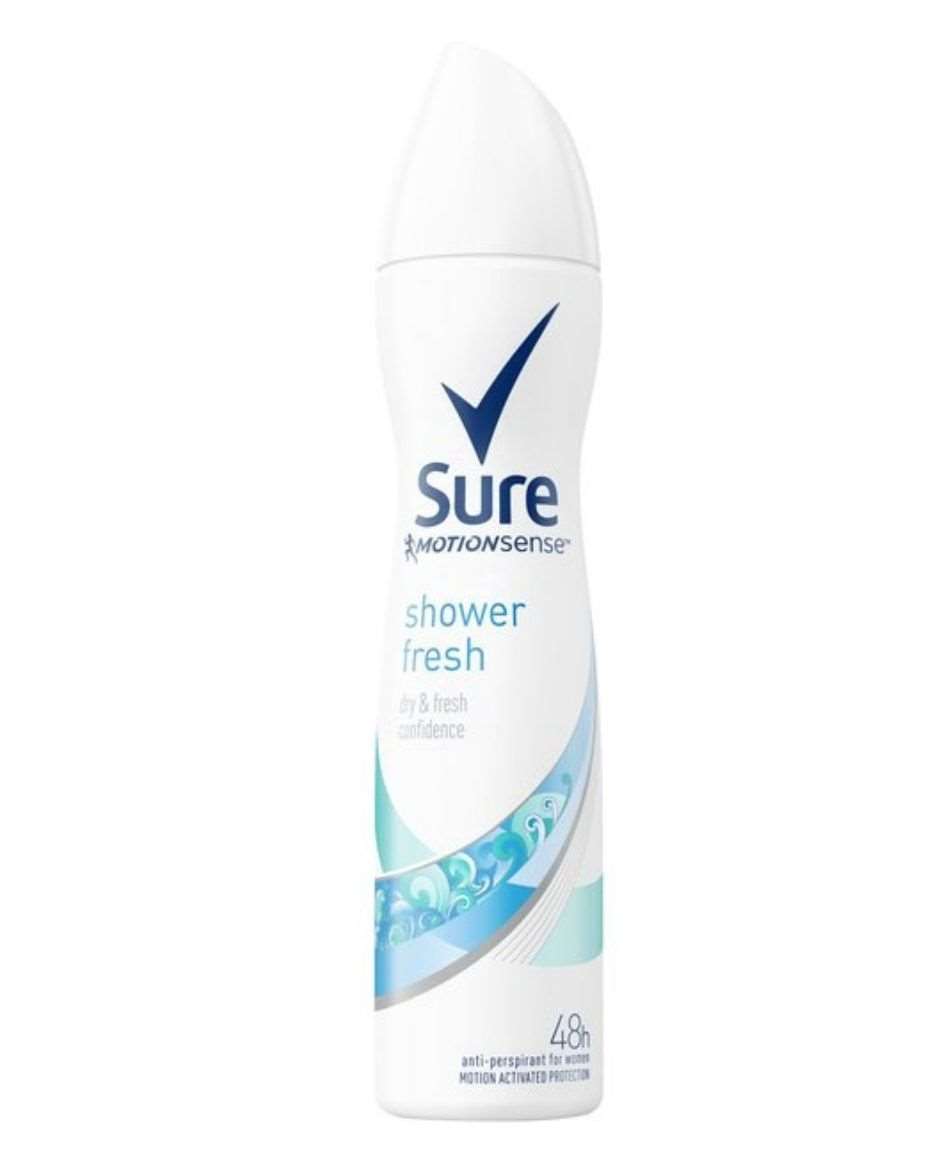 SURE DEO SPRAY SHOWER FRESH